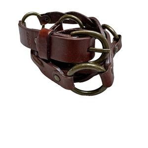 Aeropostle Aero Womens Belt Leather Brown Small